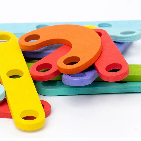 Wooden Pegboard Toy