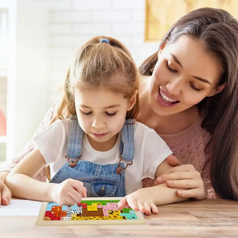 Educational Wooden Puzzles