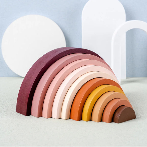 Wooden Rainbow Stacker